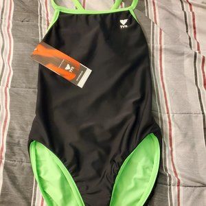 NWT TYR Reversible Swimsuit, Size 34